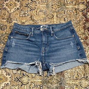 Distressed Denim Women Shorts